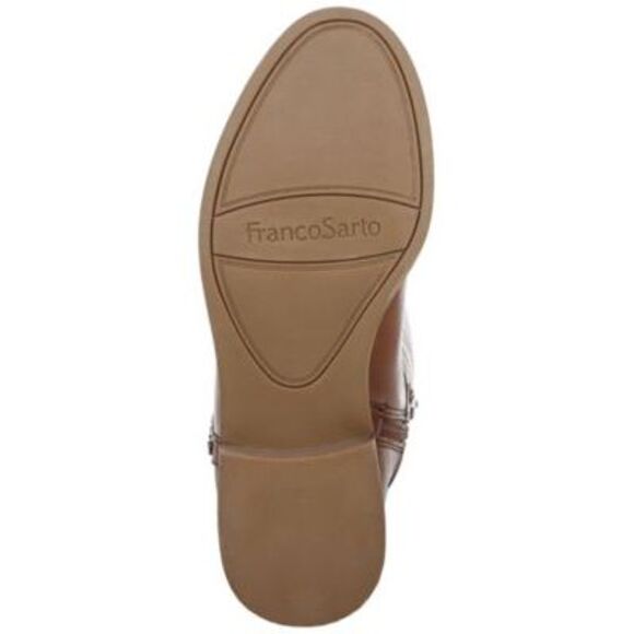 FRANCO SARTO Womens Brown Over The Knee Haleen Round Toe Leather Boots 5.5 M - Picture 4 of 4